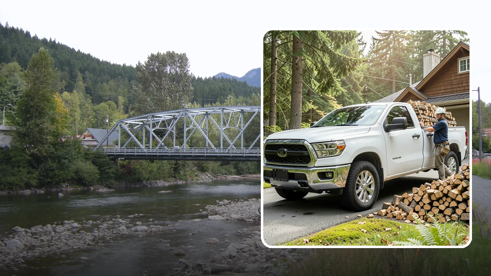 Firewood Hauling in Skykomish, King County, WA - We haul logs, rounds, or finished firewood to or from your property.