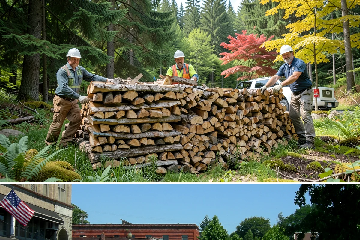 Firewood Hauling in Snohomish, Snohomish County, WA - Hauling is busiest after storm season and before winter, so schedule ahead during those peak periods.
