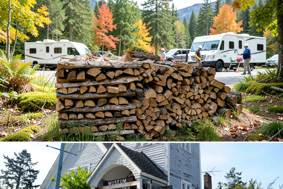 Firewood Hauling in Steilacoom, Pierce County, WA - Hauling is busiest after storm season and before winter, so schedule ahead during those peak periods.