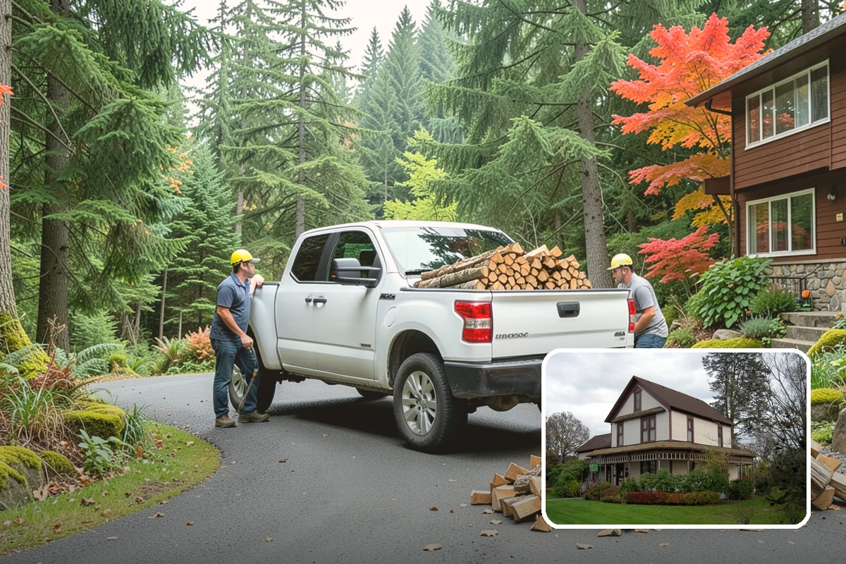 Firewood Hauling in Sumner, Pierce County, WA - Safe transport of heavy wood loads