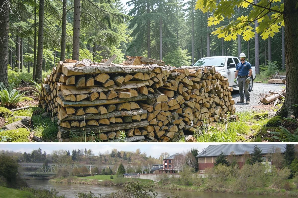 Firewood Hauling in Tukwila, King County, WA - Hauling is busiest after storm season and before winter, so schedule ahead during those peak periods.