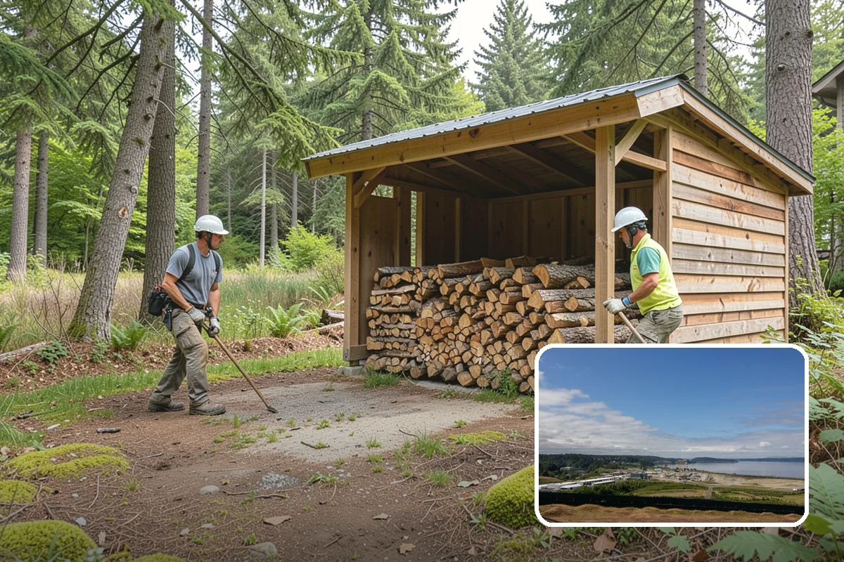 Firewood Hauling in University Place, Pierce County, WA - Safe transport of heavy wood loads