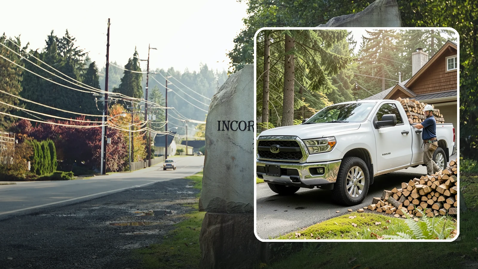 Firewood Hauling in Wilkeson, Pierce County, WA - We haul logs, rounds, or finished firewood to or from your property.