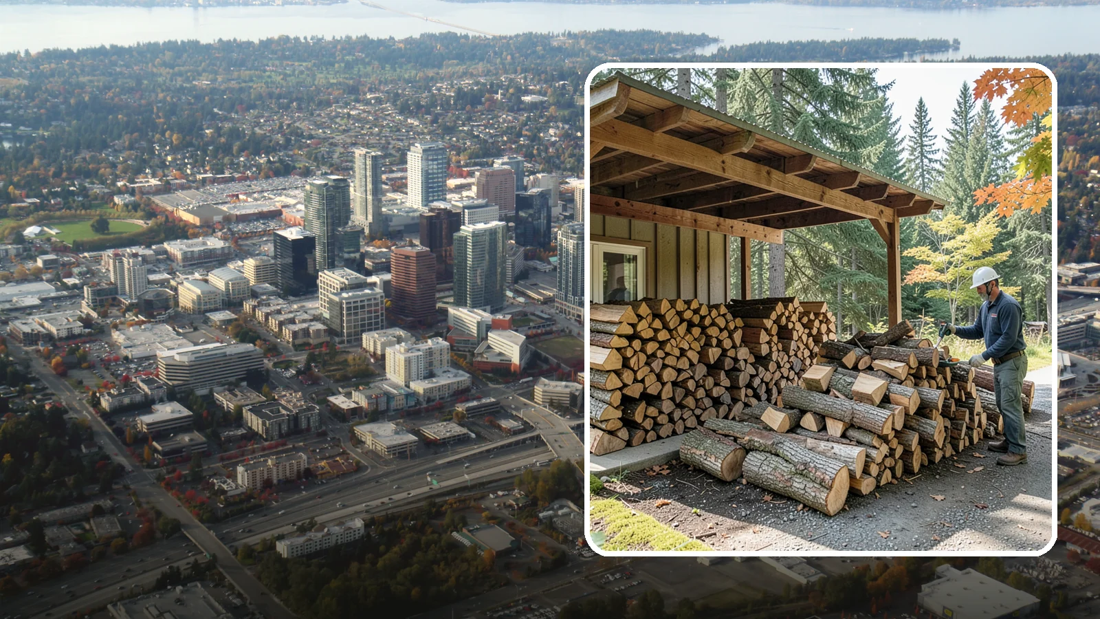 Firewood Inventory Management in Bellevue, King County, WA - Our firewood inventory management tracks and replenishes your supply so your business or property always has wood on hand.