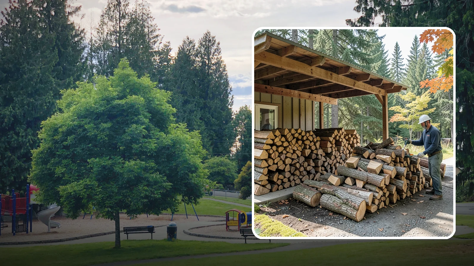 Firewood Inventory Management in Bonney Lake, Pierce County, WA - Our firewood inventory management tracks and replenishes your supply so your business or property always has wood on hand.