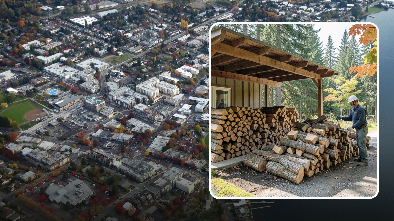 Firewood Inventory Management in Kirkland, King County, WA - Our firewood inventory management tracks and replenishes your supply so your business or property always has wood on hand.