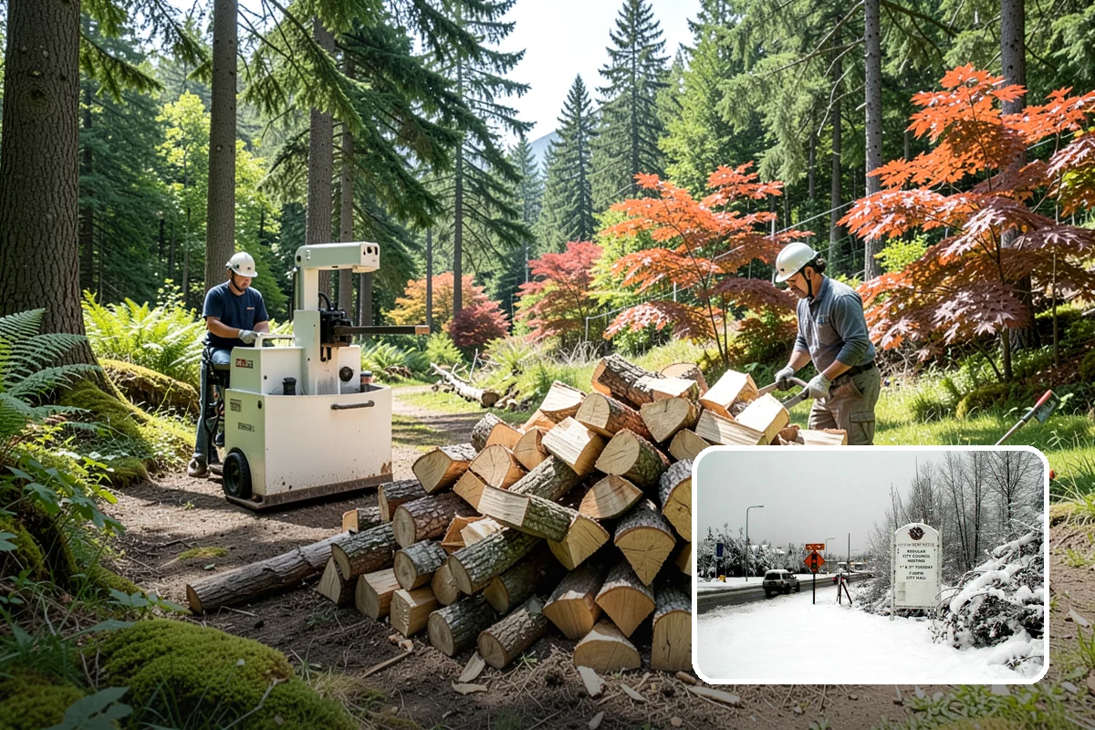 Firewood Inventory Management in Newcastle, King County, WA - Never run short during peak demand
