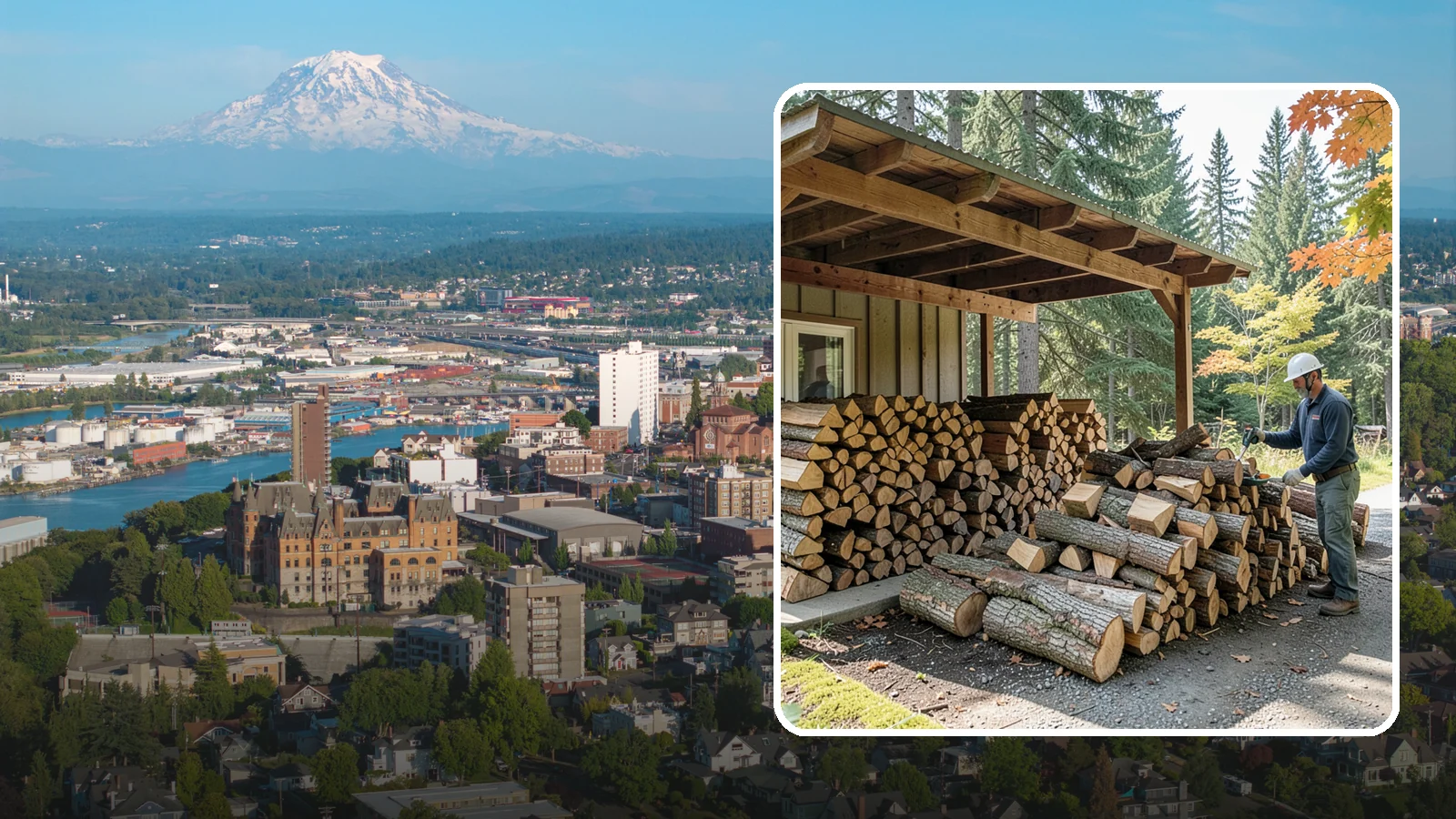 Firewood Inventory Management in Tacoma, Pierce County, WA - Our firewood inventory management tracks and replenishes your supply so your business or property always has wood on hand.