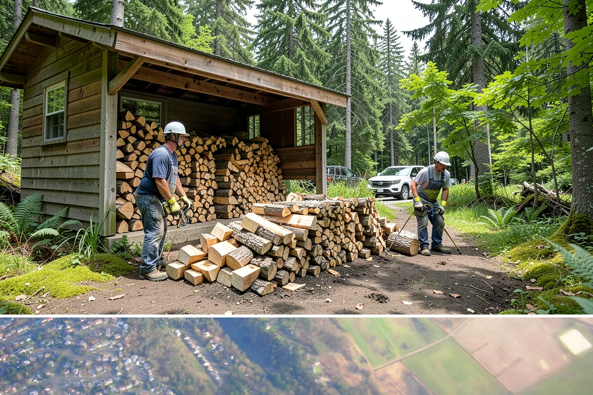 Firewood Management Services in Algona, King County, WA - Set up ahead of fall so your full-service supply is managed before the winter heating season.