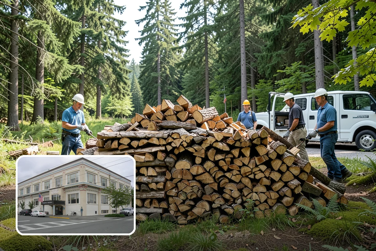 Firewood Management Services in Anacortes, Skagit County, WA - Complete, end-to-end firewood handling
