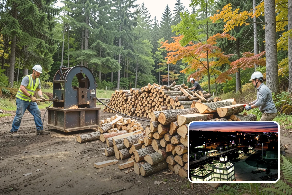 Firewood Management Services in Auburn, King County, WA - Complete, end-to-end firewood handling