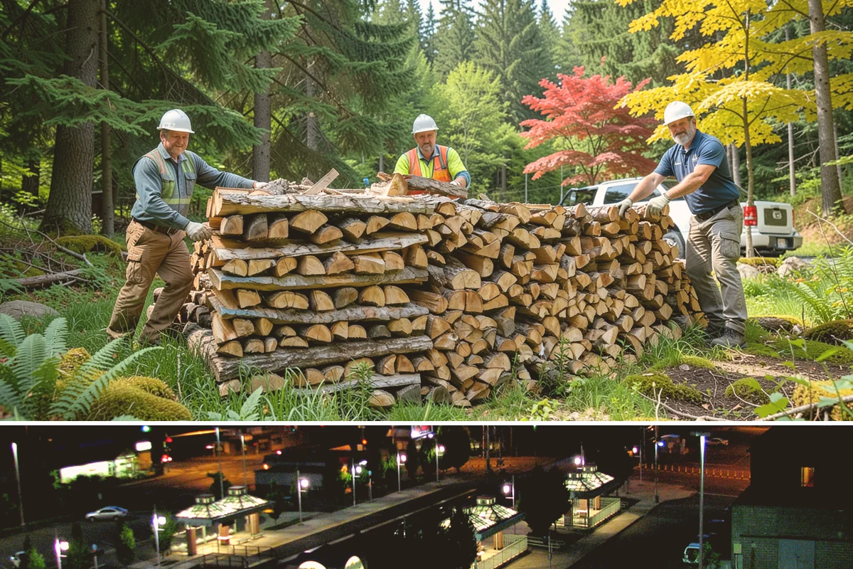 Firewood Management Services in Auburn, King County, WA - Set up ahead of fall so your full-service supply is managed before the winter heating season.