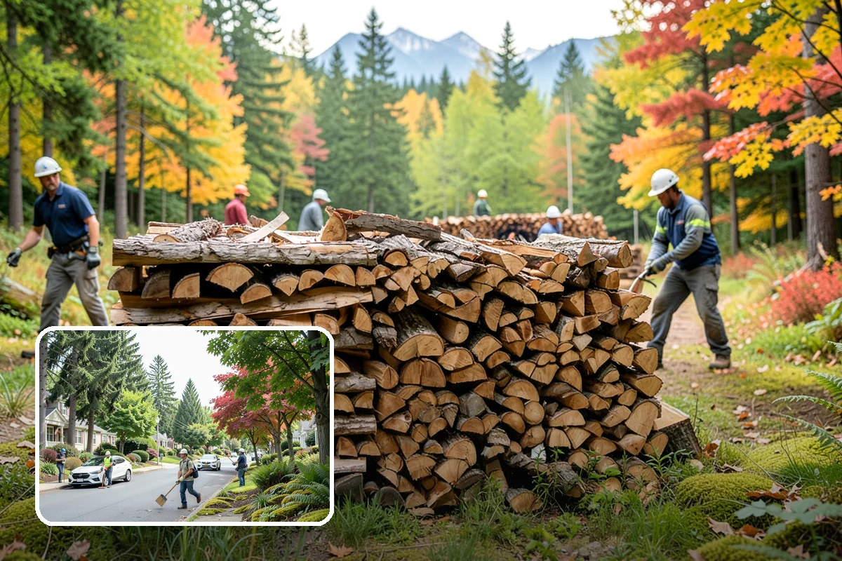 Firewood Management Services in Beaux Arts Village, King County, WA - Complete, end-to-end firewood handling
