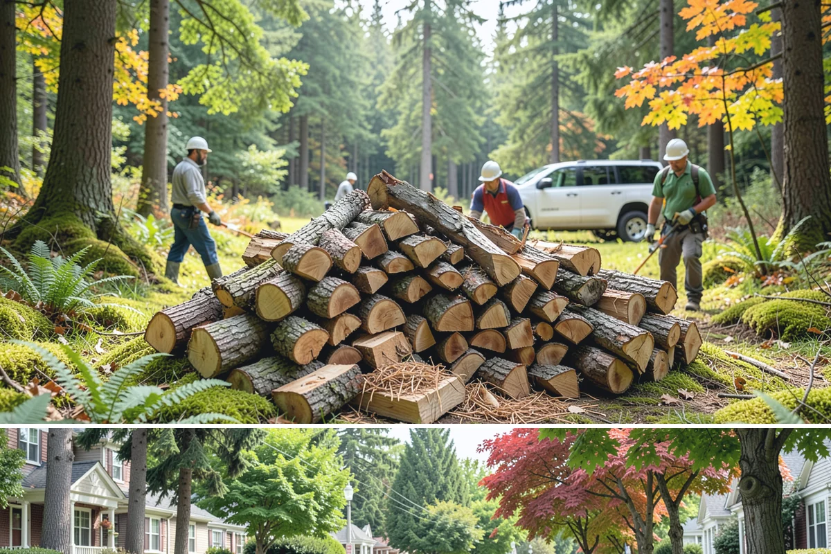 Firewood Management Services in Beaux Arts Village, King County, WA - Set up ahead of fall so your full-service supply is managed before the winter heating season.