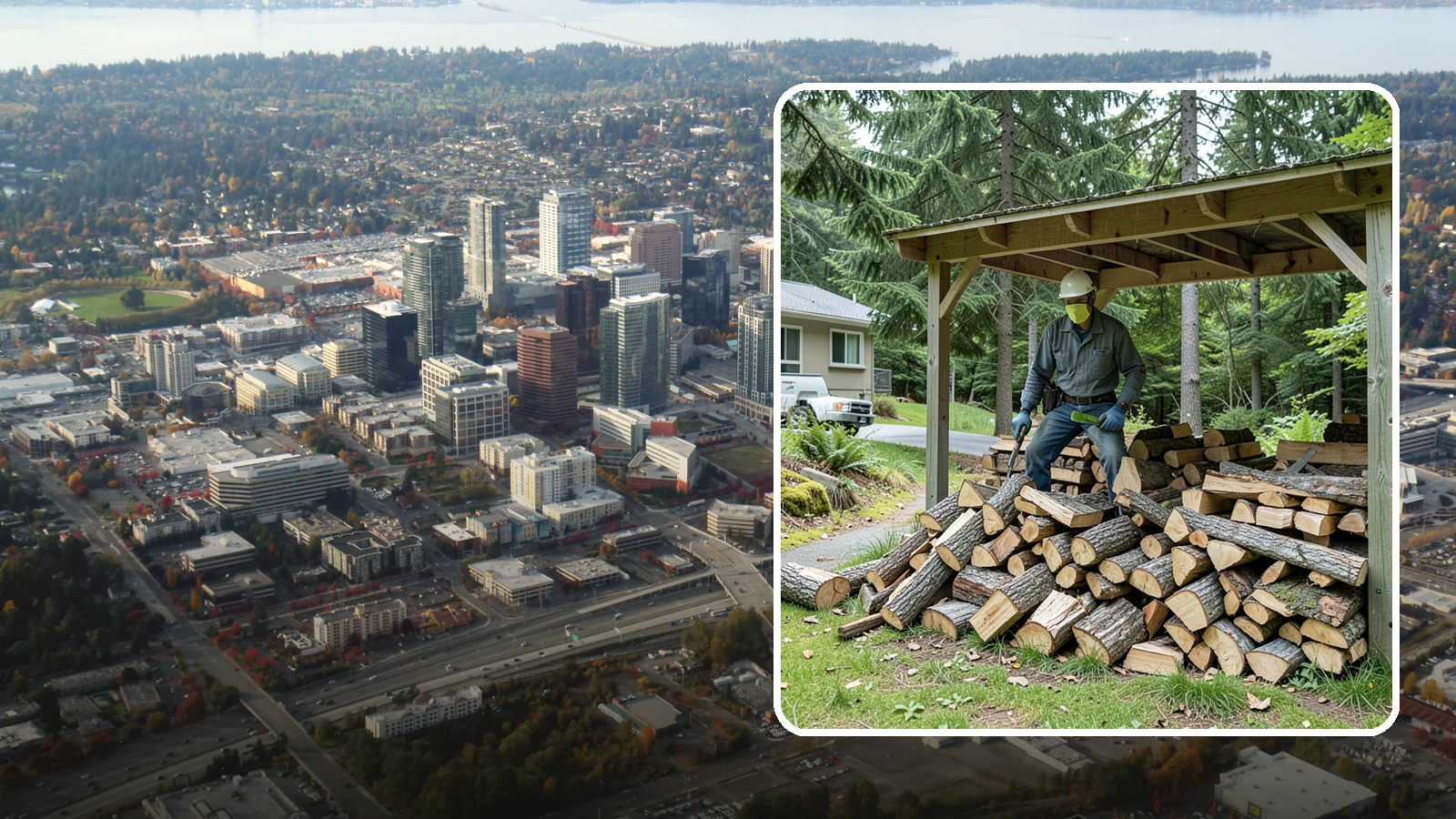 Firewood Management Services in Bellevue, King County, WA - Our firewood management services handle the whole cycle of supply, stacking, storage, and replenishment so you never have to...