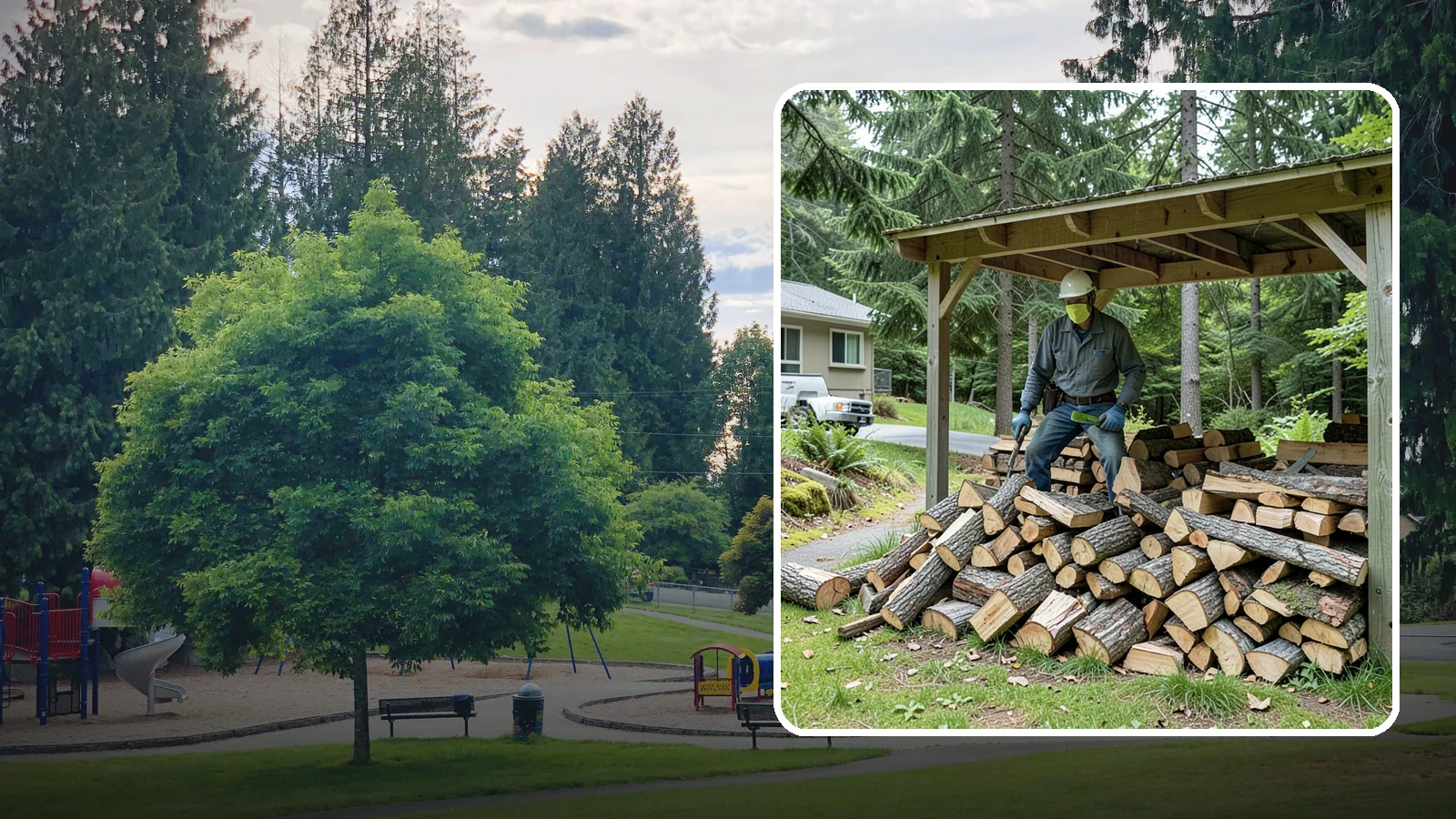 Firewood Management Services in Bonney Lake, Pierce County, WA - Our firewood management services handle the whole cycle of supply, stacking, storage, and replenishment so you never have to...