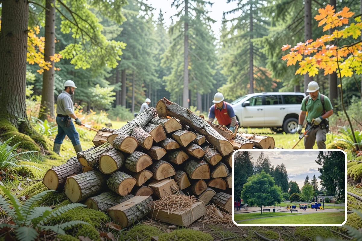 Firewood Management Services in Bonney Lake, Pierce County, WA - Complete, end-to-end firewood handling