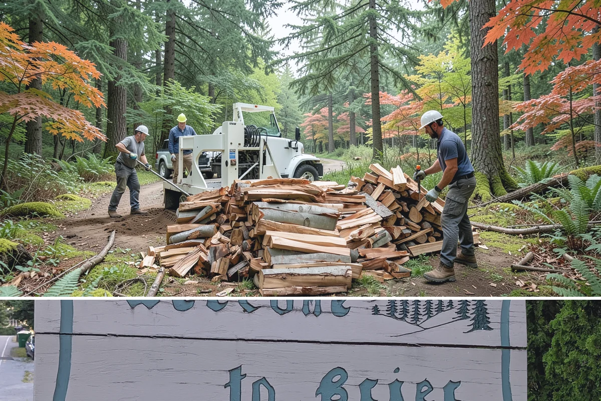Firewood Management Services in Brier, Snohomish County, WA - Set up ahead of fall so your full-service supply is managed before the winter heating season.