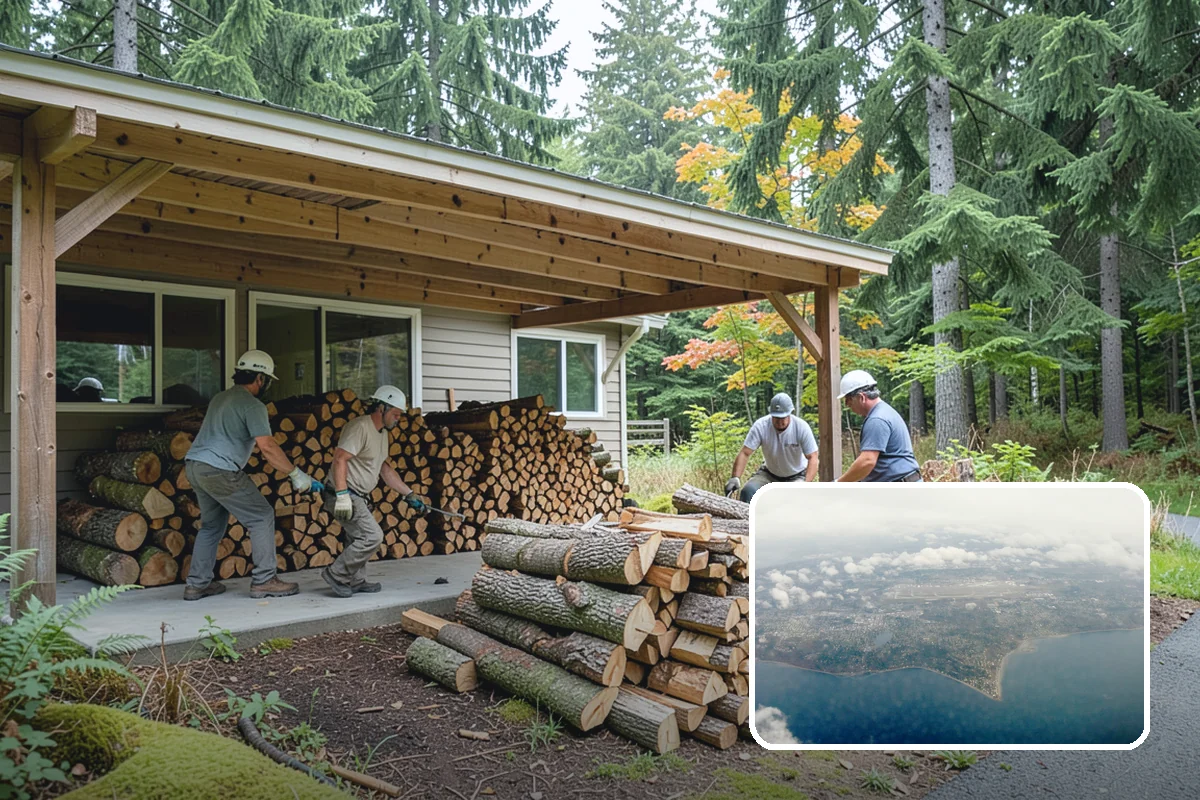 Firewood Management Services in Burien, King County, WA - Complete, end-to-end firewood handling