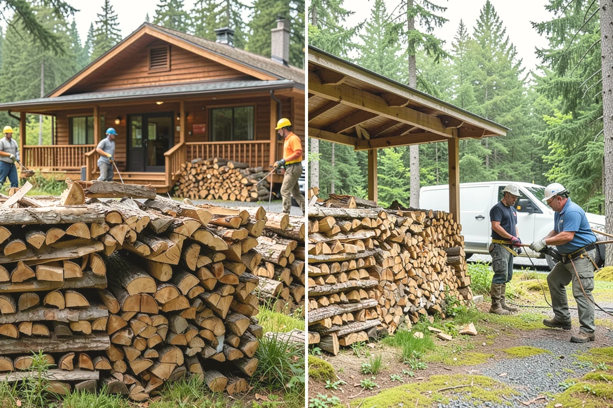 Firewood Management Services in Burlington, Skagit County, WA - Assess your usage, storage, and service preferences