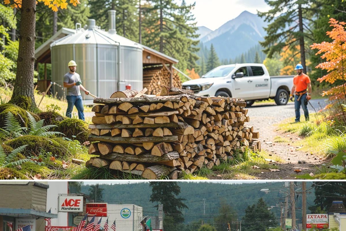 Firewood Management Services in Carnation, King County, WA - Set up ahead of fall so your full-service supply is managed before the winter heating season.