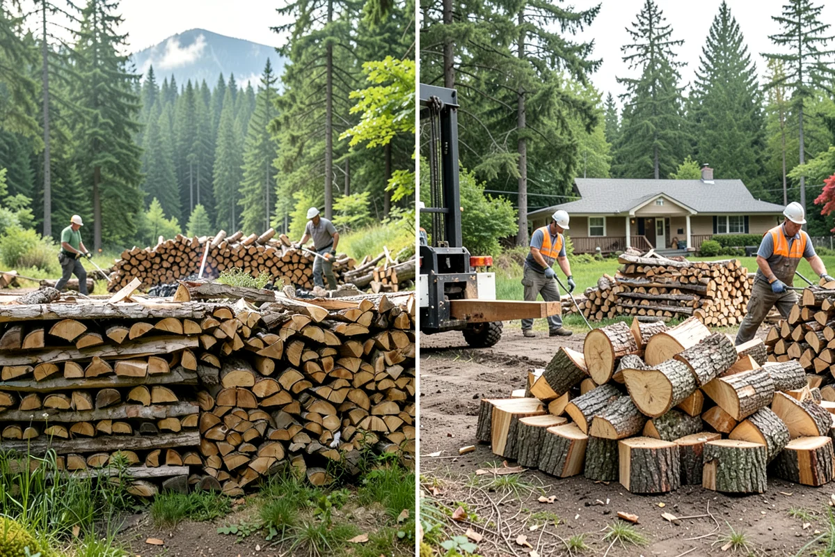 Firewood Management Services in Clyde Hill, King County, WA - Assess your usage, storage, and service preferences