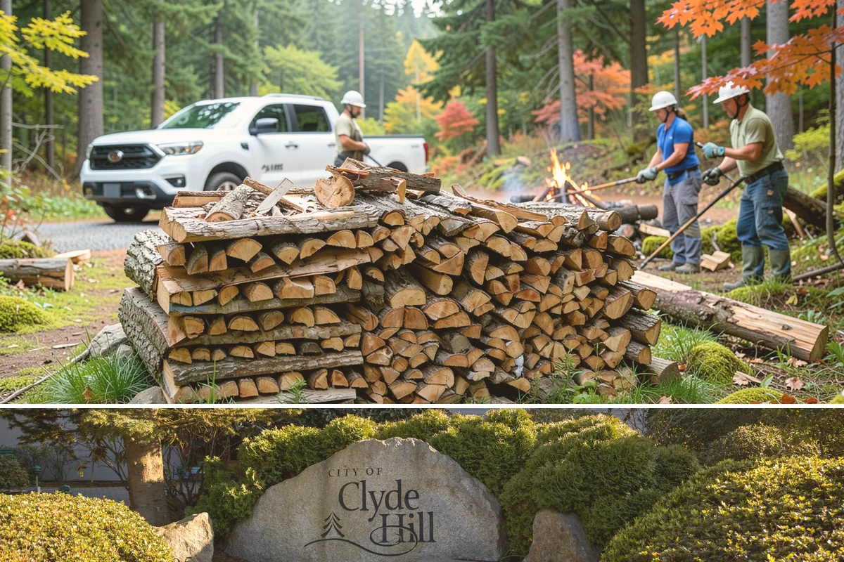 Firewood Management Services in Clyde Hill, King County, WA - Set up ahead of fall so your full-service supply is managed before the winter heating season.