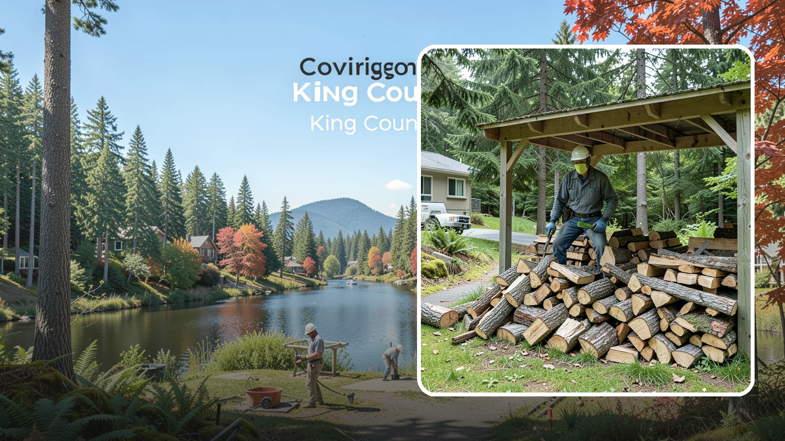 Firewood Management Services in Covington, King County, WA - Our firewood management services handle the whole cycle of supply, stacking, storage, and replenishment so you never have to...