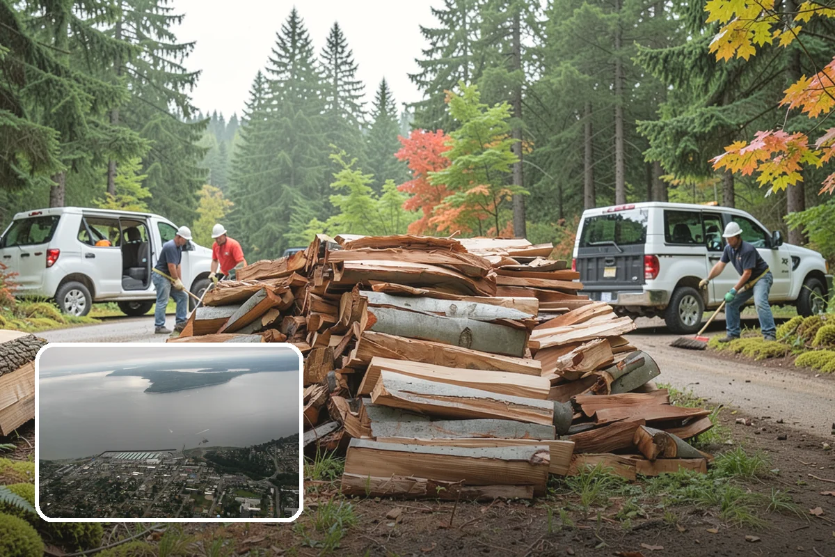 Firewood Management Services in Des Moines, King County, WA - Complete, end-to-end firewood handling