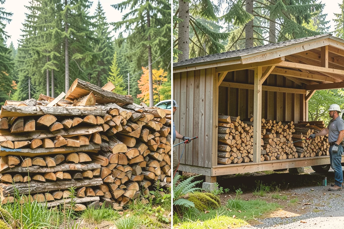 Firewood Management Services in Eatonville, Pierce County, WA - Assess your usage, storage, and service preferences