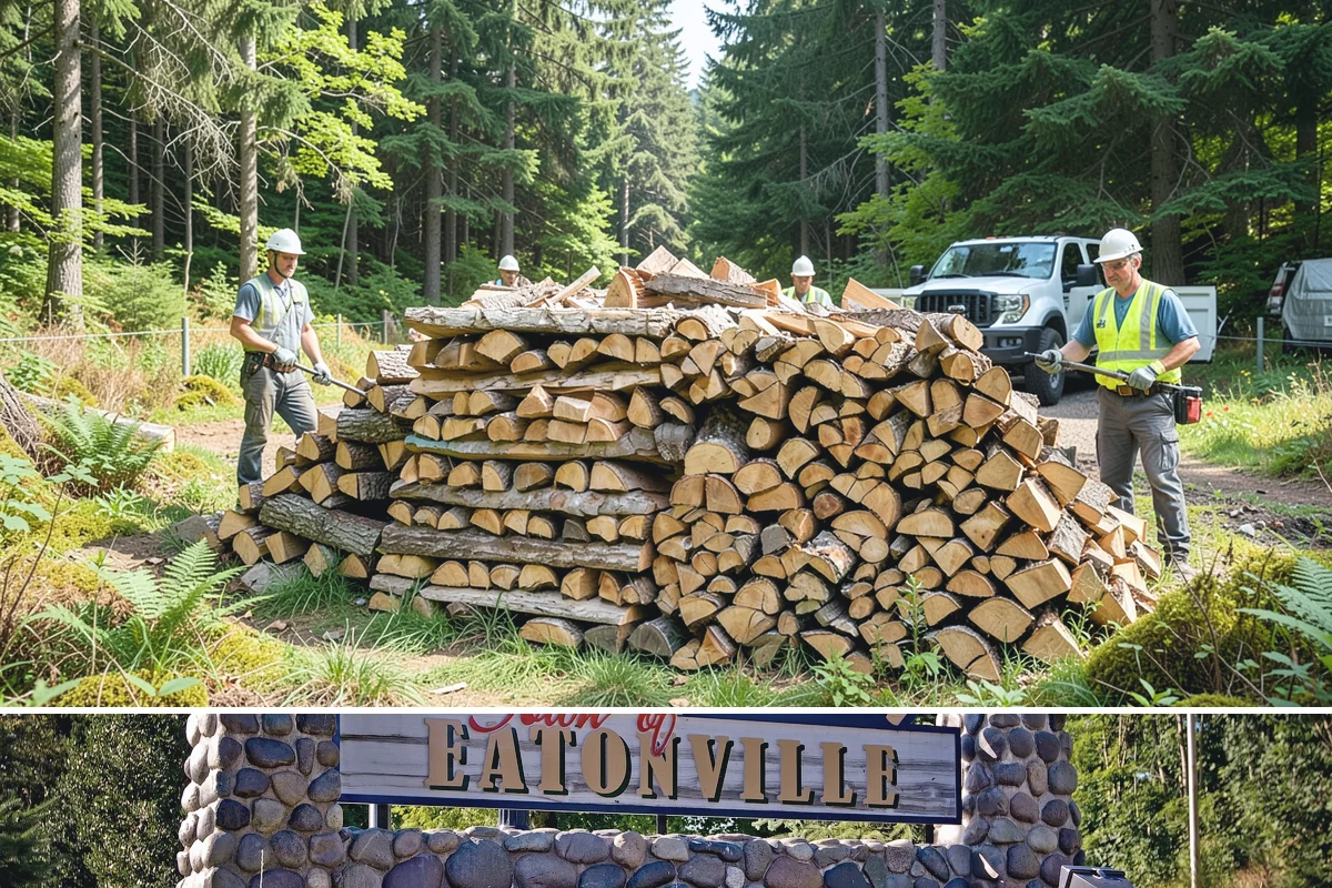 Firewood Management Services in Eatonville, Pierce County, WA - Set up ahead of fall so your full-service supply is managed before the winter heating season.