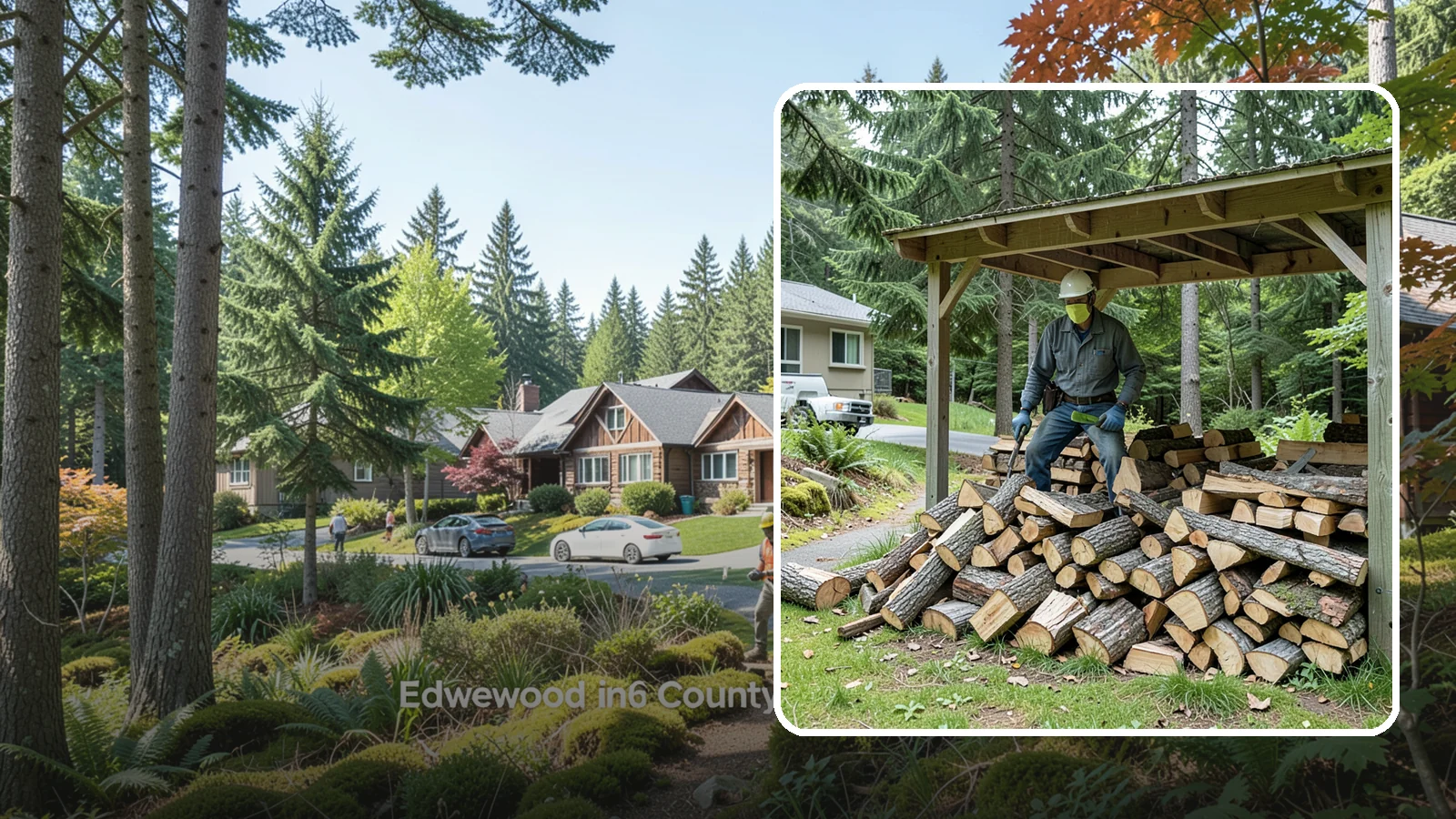 Firewood Management Services in Edgewood, Pierce County, WA - Our firewood management services handle the whole cycle of supply, stacking, storage, and replenishment so you never have to...