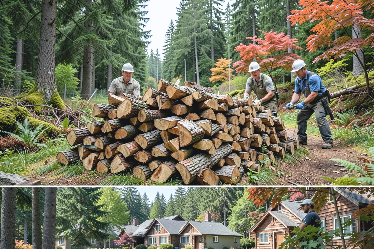 Firewood Management Services in Edgewood, Pierce County, WA - Set up ahead of fall so your full-service supply is managed before the winter heating season.