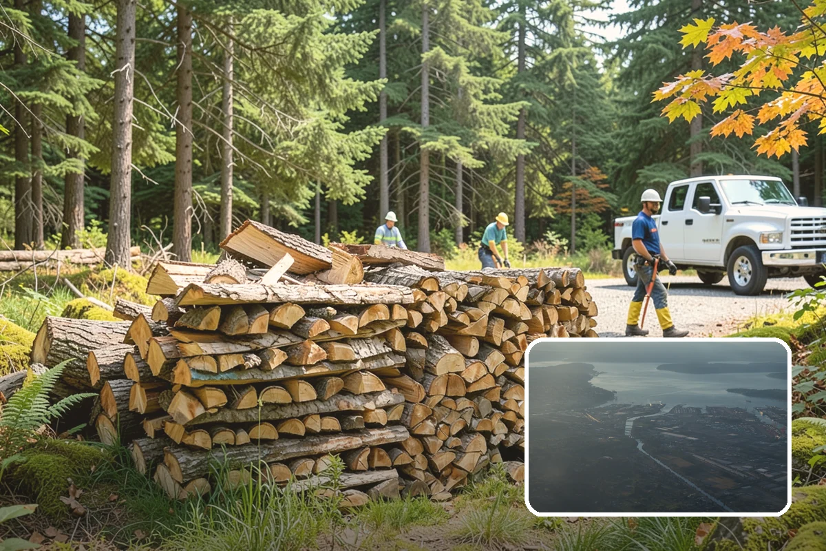Firewood Management Services in Fife, Pierce County, WA - Complete, end-to-end firewood handling