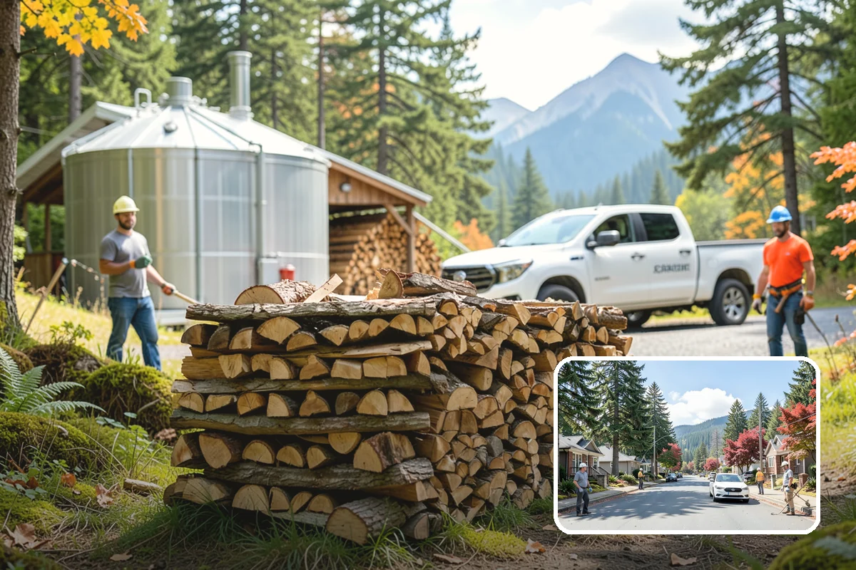 Firewood Management Services in Hunts Point, King County, WA - Complete, end-to-end firewood handling