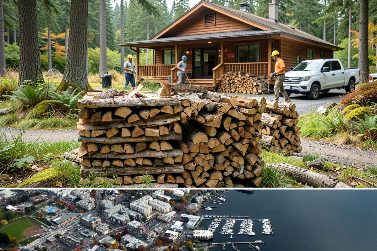 Firewood Management Services in Kirkland, King County, WA - Set up ahead of fall so your full-service supply is managed before the winter heating season.
