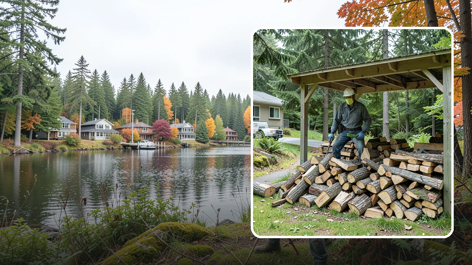 Firewood Management Services in La Conner, Skagit County, WA - Our firewood management services handle the whole cycle of supply, stacking, storage, and replenishment so you never have to...