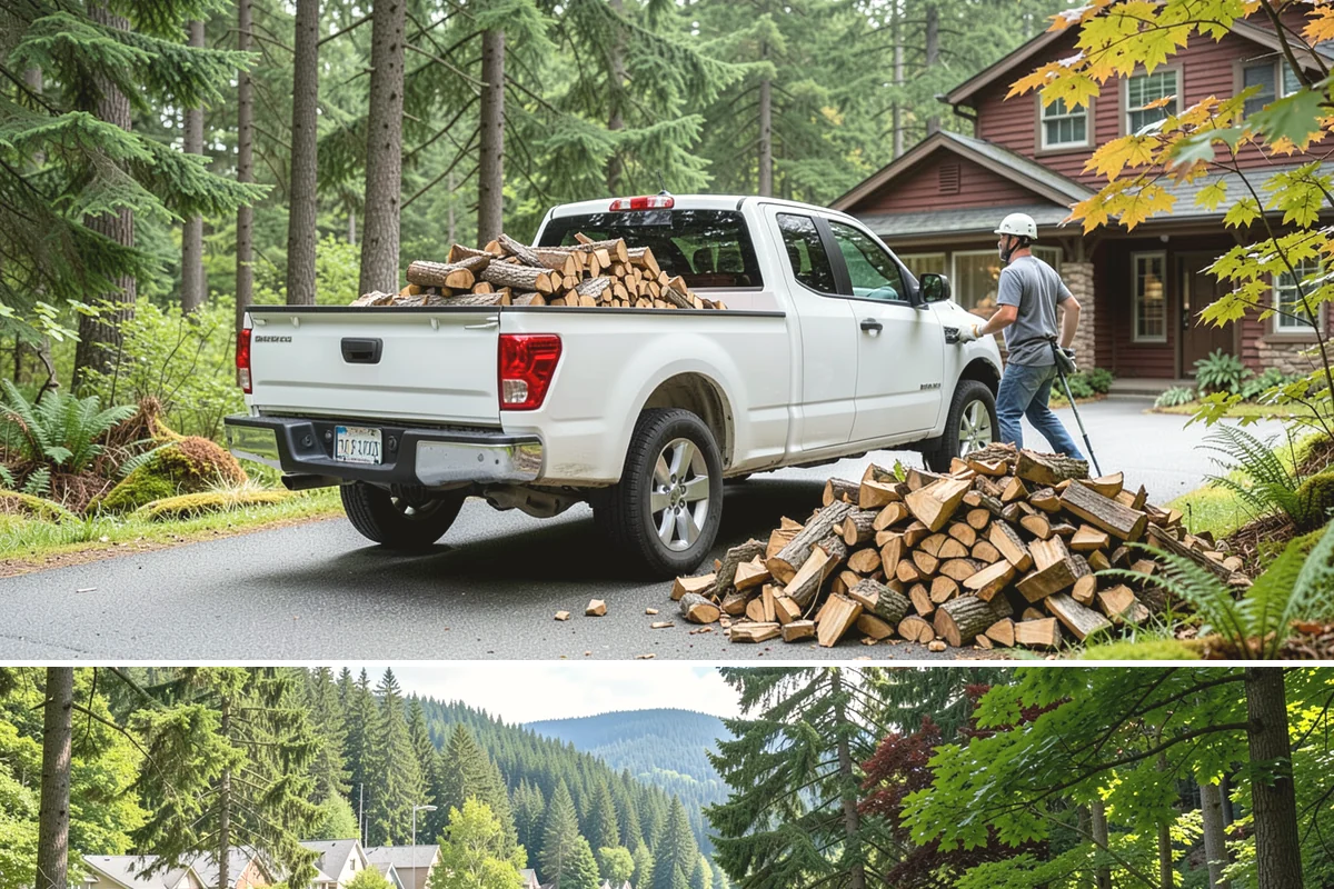 Firewood Management Services in Lake Forest Park, King County, WA - Set up ahead of fall so your full-service supply is managed before the winter heating season.