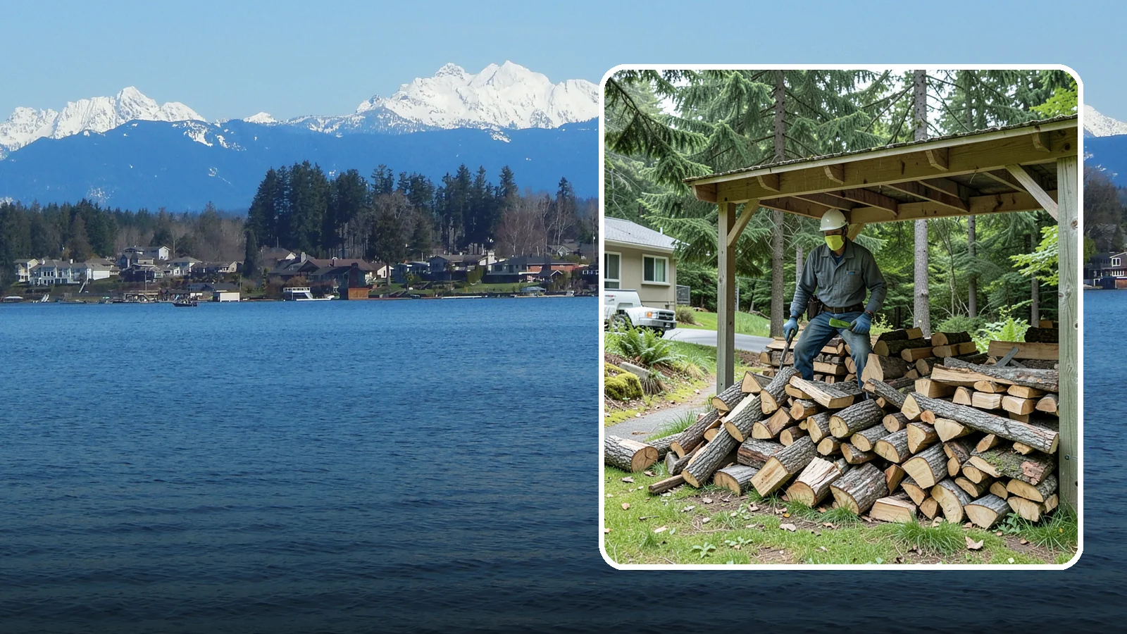 Firewood Management Services in Lake Stevens, Snohomish County, WA - Our firewood management services handle the whole cycle of supply, stacking, storage, and replenishment so you never have to...