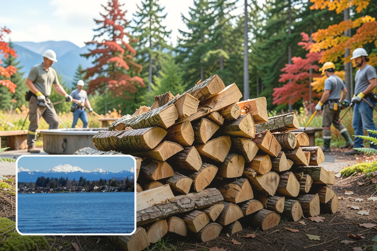 Firewood Management Services in Lake Stevens, Snohomish County, WA - Complete, end-to-end firewood handling