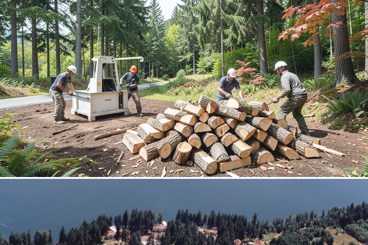 Firewood Management Services in Lakewood, Pierce County, WA - Set up ahead of fall so your full-service supply is managed before the winter heating season.