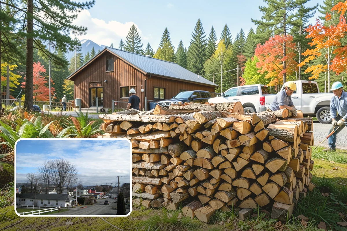 Firewood Management Services in Langley, Island County, WA - Complete, end-to-end firewood handling