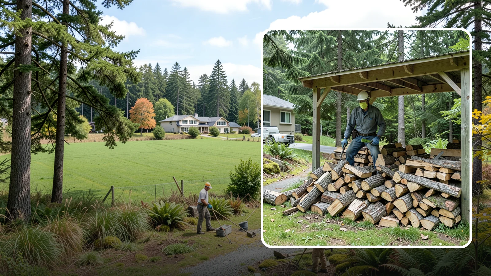 Firewood Management Services in Lyman, Skagit County, WA - Our firewood management services handle the whole cycle of supply, stacking, storage, and replenishment so you never have to...
