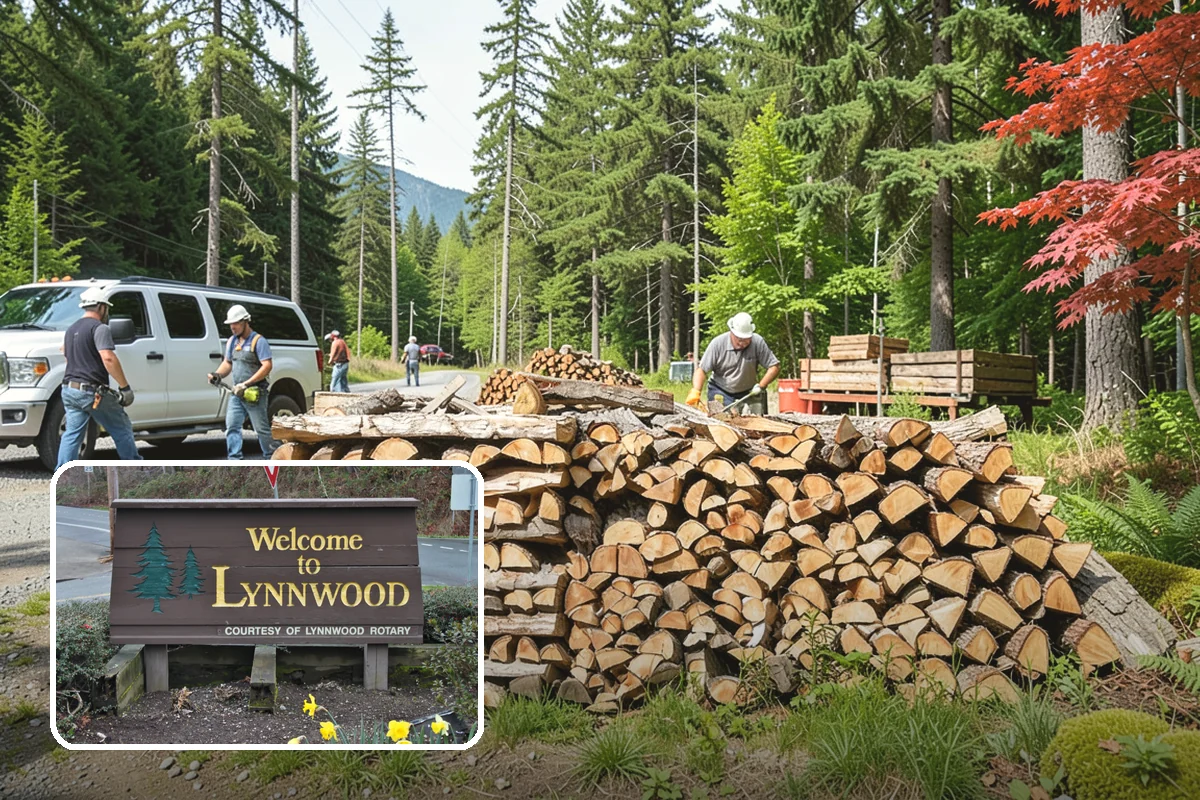 Firewood Management Services in Lynnwood, Snohomish County, WA - Complete, end-to-end firewood handling