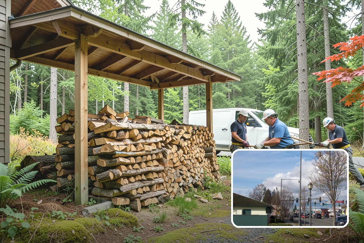 Firewood Management Services in Marysville, Snohomish County, WA - Complete, end-to-end firewood handling