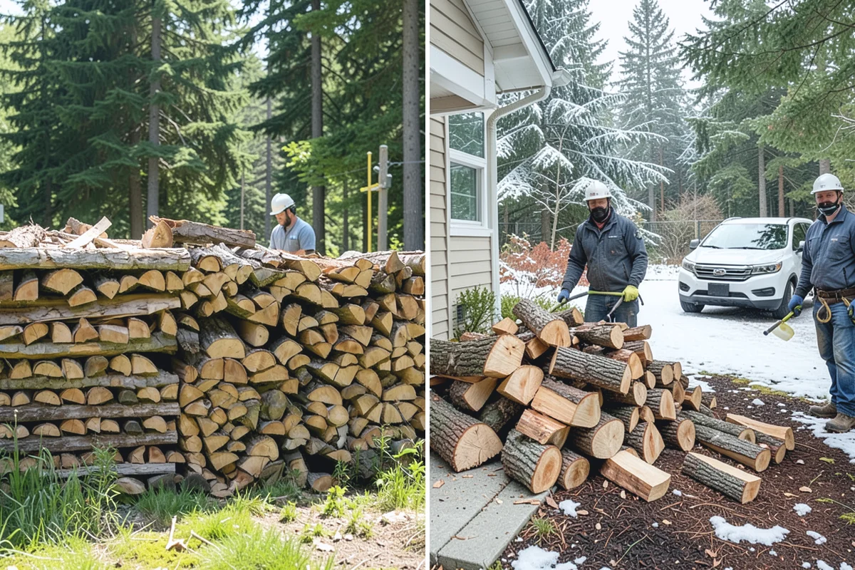 Firewood Management Services in Medina, King County, WA - Assess your usage, storage, and service preferences