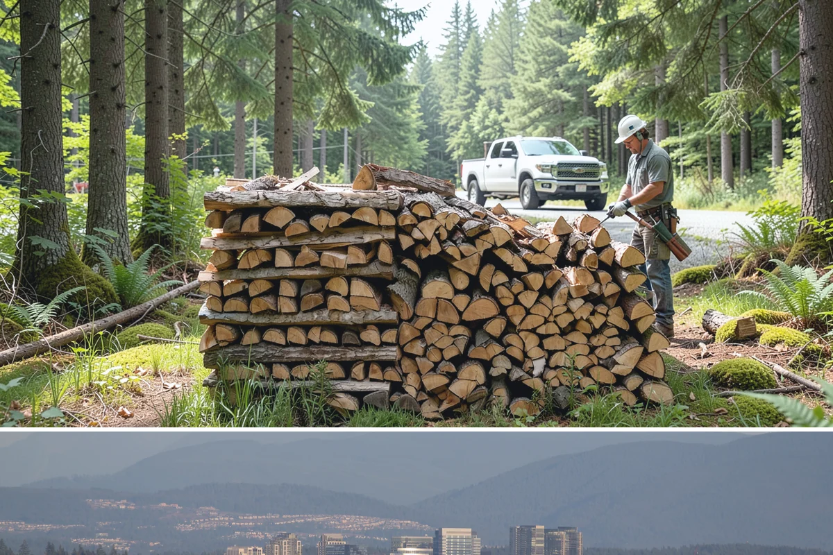 Firewood Management Services in Medina, King County, WA - Set up ahead of fall so your full-service supply is managed before the winter heating season.