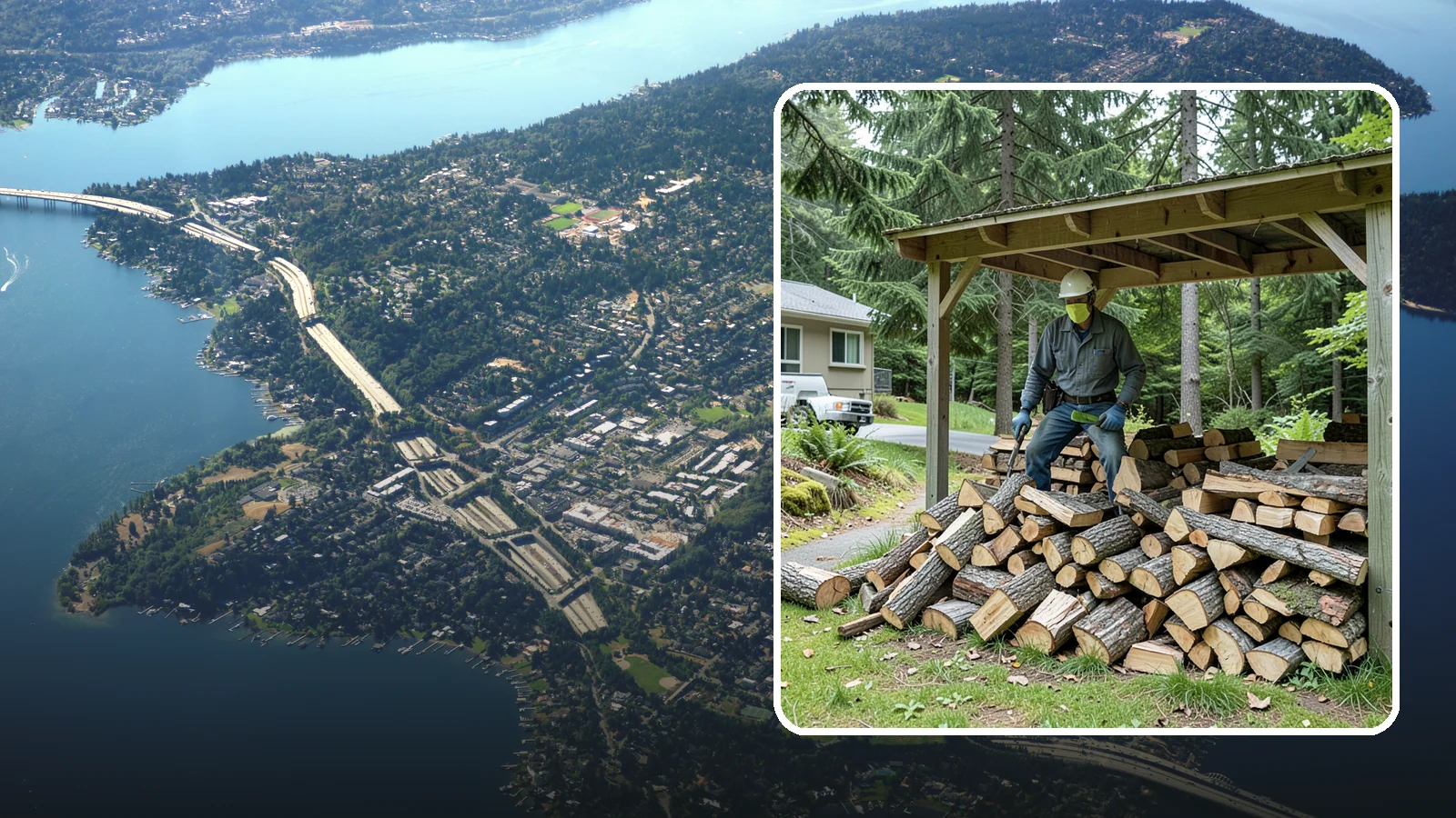 Firewood Management Services in Mercer Island, King County, WA - Our firewood management services handle the whole cycle of supply, stacking, storage, and replenishment so you never have to...