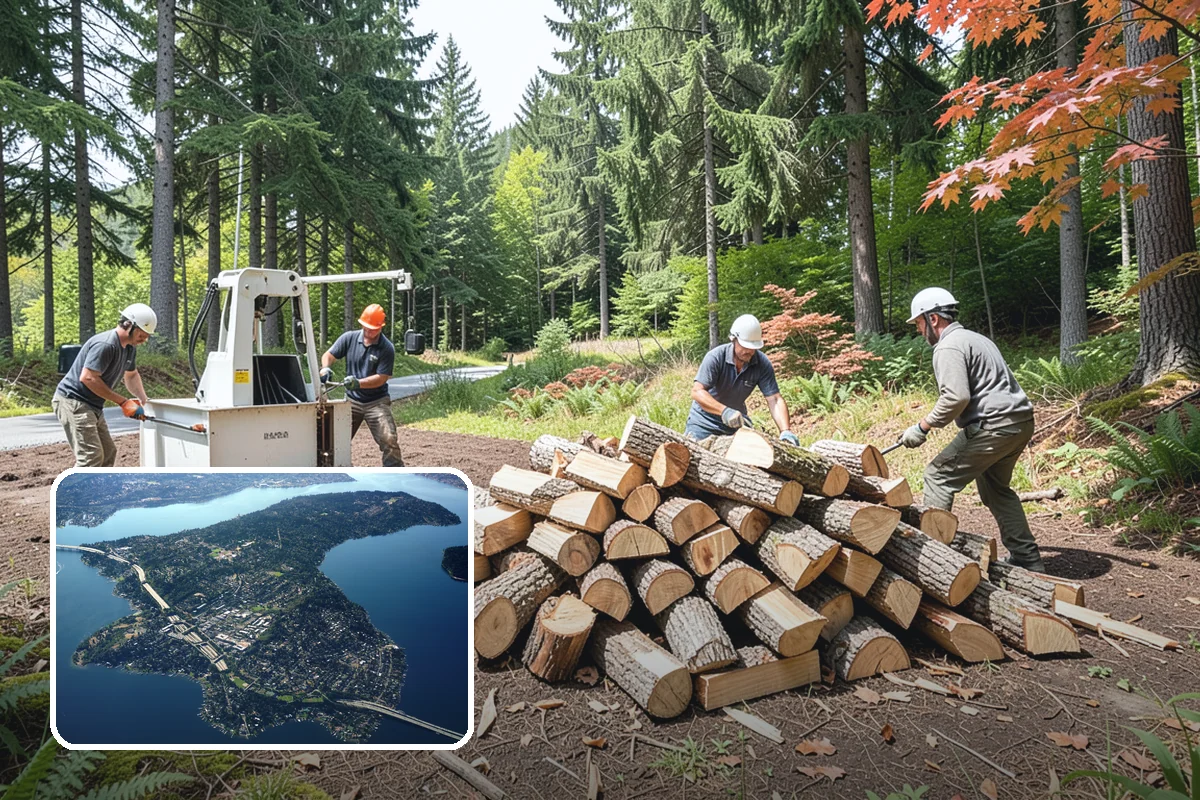 Firewood Management Services in Mercer Island, King County, WA - Complete, end-to-end firewood handling