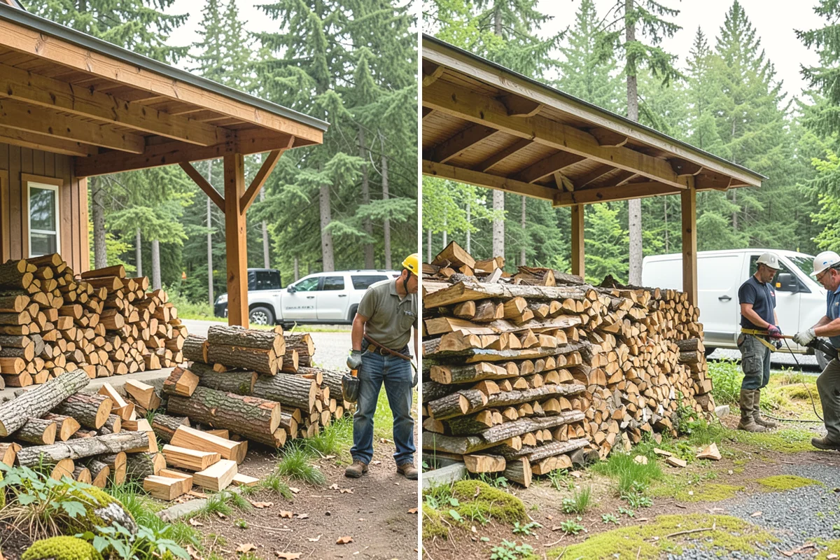 Firewood Management Services in Mercer Island, King County, WA - Assess your usage, storage, and service preferences